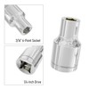 FOCMKEAS 2Pcs 3/16 Inch Shallow Socket, 1/4 Inch Drive, 6-Point,