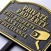 Morgtta Private Property - This Property Has Video Surveillance Statement