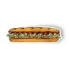 Sub Sandwich Submarine Food Vinyl Car Bumper Window Sticker 3" x 1"