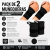 Muñequera Elástica con Dedal (Pack de 2) | Soporte de
