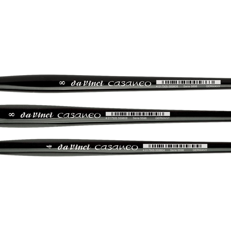 Da Vinci 5386 Series Water Colour Painting Brush Set, Bristle,