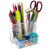 Makeup Brush Holder, Acrylic Transparent Cosmetic Display Holder with 3