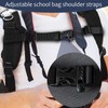 JIEYAO Adjustable Chest Strap Backpack, Pack of 2 Chest Strap