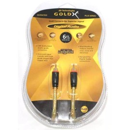 PCCABLES.com GoldX Digital Audio High Performance Digital 6ft Cable
