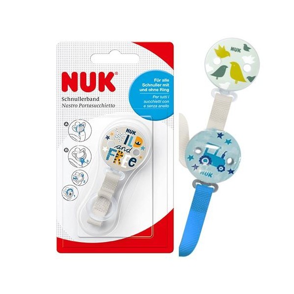 Nuk Soother Band Pacifier Ribbon 10.750.105 1 Item