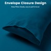 LINENOVA Standard Pillowcase Set of 2, Cooling Rayon from Bamboo