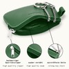 MANAGE Leather Key Case with Coin Compartment and Key Ring