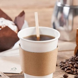 Vidoelettronica® Natural Wood Pallet 500 Pallets Individually Wrapped 14cm Ice Cream Handmade Gira Cappuccino Biodegradable