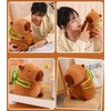 AQCQDQ Capybara Plush Toy, Cute Capybara Cuddly Toy, Capybara Plushie