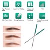 50PCS Professional Eyebrow Tattoo Needles Microblading Pen Shading Blades Permanent
