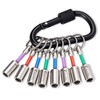 ColumPRO Magnetic Drill Bit Holder Keychain 1 Set (8PCS), One-Handed