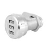 2pcs 30mm/1.18in 3-Digit Mechanical Code Password Lock for Cabinet Wardrobe