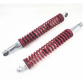 Universal Shock Absorber Suspension 7 mm Spring 400 mm Suspension for XL185 XL125 RM125 JH125L JH150 125GY Dirt Bikes Road Bike ATV Motorcycle Red