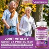 VAJYKEWJY 2 Packs 2000mg Glucosamine Chondroitin Gummies, Extra Strength Glucosamine