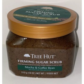 Tree Hut Skin Firming Exfoliating Sugar Scrub w/ Caffeine Mocha & Coffee Bean