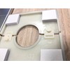 Tsnamay 2 Pcs Wall Split Flange, ABS Square Self-Adhesive Escutcheon