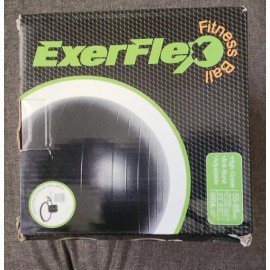 EXERFLEX FITNESS BALL with Pump - PBLX 20015G 55-65 cm NEW . WORN BOX