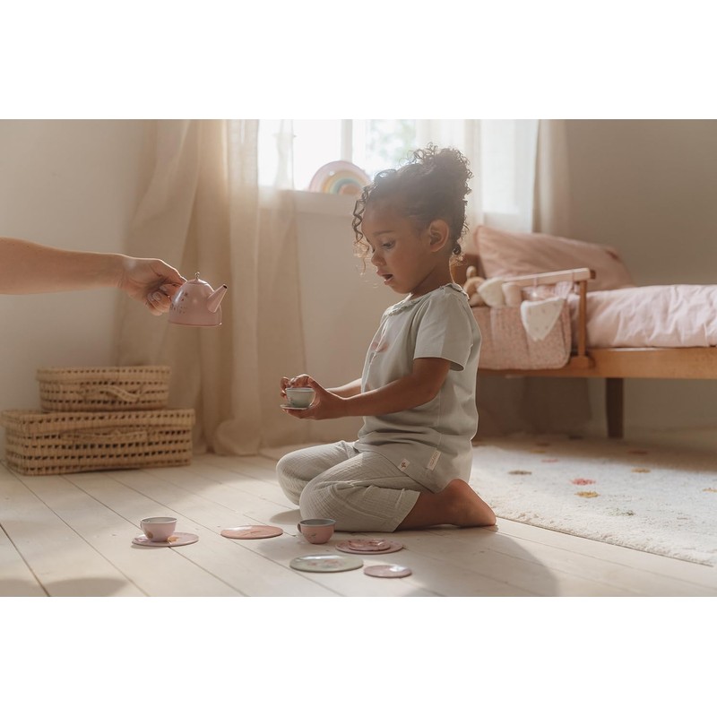 Little Dutch Fairy Garden 2013747 Tin Tea Set