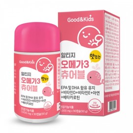 NaturalPlus Good&Kids rTG Omega-3 Chewables 90 Capsules / 내츄럴플러스 굿앤키즈 알티지 오메가3 츄어블 90캡슐