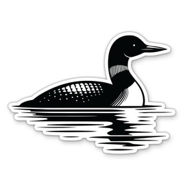 Loon Vinyl Sticker - for Water Bottle Phone Car Tumbler Laptop - Waterproof - 3"