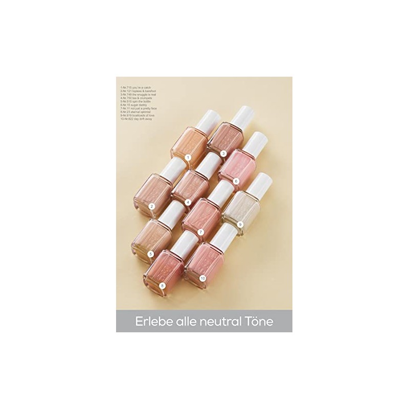 essie Nail Polish with Opaque and Shiny Finish, for Colour-Intense