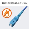 Sanwa Supply HKB-AM1SCSC1-05 Armored 1-Core Fiber Optic Cable (Single Mode,
