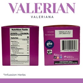 Valerian Root Herbal Tea – 2 Pack (50 Tea Bags Total) – Natural Sleep Support Blend with Linden Flower & Orange Blossom – Caffeine-Free – 1.76 oz