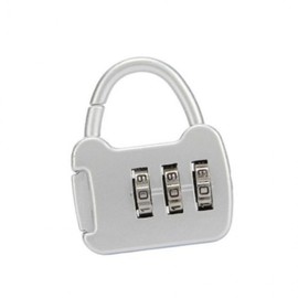 Mini Dial Combination Lock for Lockers - Silver Student Use 5ea