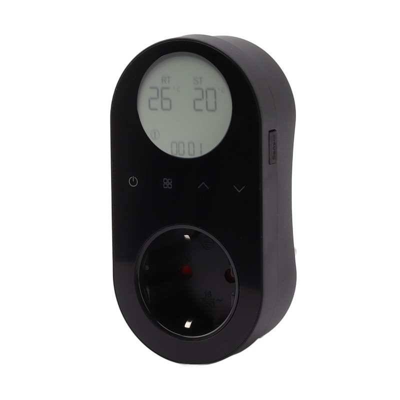16A Plug Socket Digital Temperature Controller Heating Cooling Mode Smart
