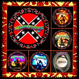 MOLLY HATCHET FIVE PENDANTS  ONE NECKLACE Molly hatchet Accessoires