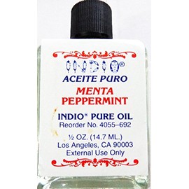 Indio Pure Oil Peppermint/Aceite Puro de Menta