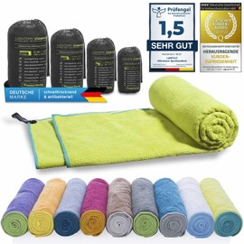LightDry® Original Microfibre Sports Towel, Backpack, Travel Towel, Sports & Fitness Bath Towel, Absorbent, Lightweight, Antibacterial and Extremely Quick-Drying