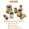 YIYICO Rivet Nuts Blind Rivet Nuts Rivet Nuts M3 M4