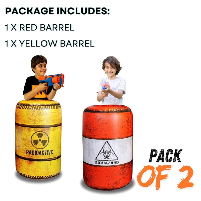 NINOSTAR barrels inflatables for combat battlefield