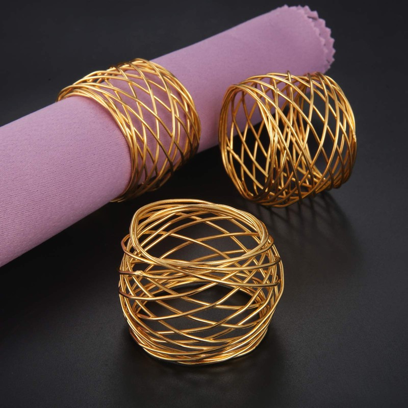 Napkin Rings Napkin Holder for Wedding Reception Table Decoration Party