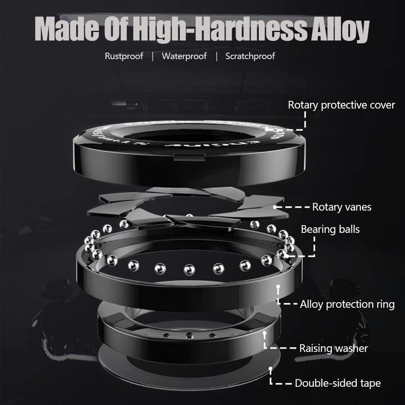 Tybasthe Rotary Push Start Button Cover, Bat Man Car Accessories