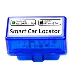 OBD 2 Real Time Tracker Vehicle Tracking Device Car OBD Locator Works with Apple Find My APP Quick Installation Smart Tracker Anti-Lost Device Finder Position iOS Only