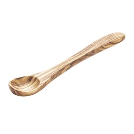 APS Spoons Set of 2 Olive Wood Length: 14 cm Olive Wood (Each piece is unique. Colour and grain may vary)