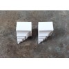 MiniatureCrush Dollhouse Corner Ceiling Blocks for Crown Molding 2 Inside