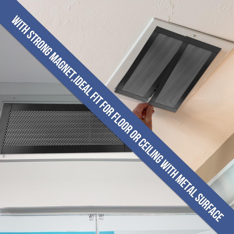 8P Magnetic Floor Vent Covers 4 x 10 Inch Air