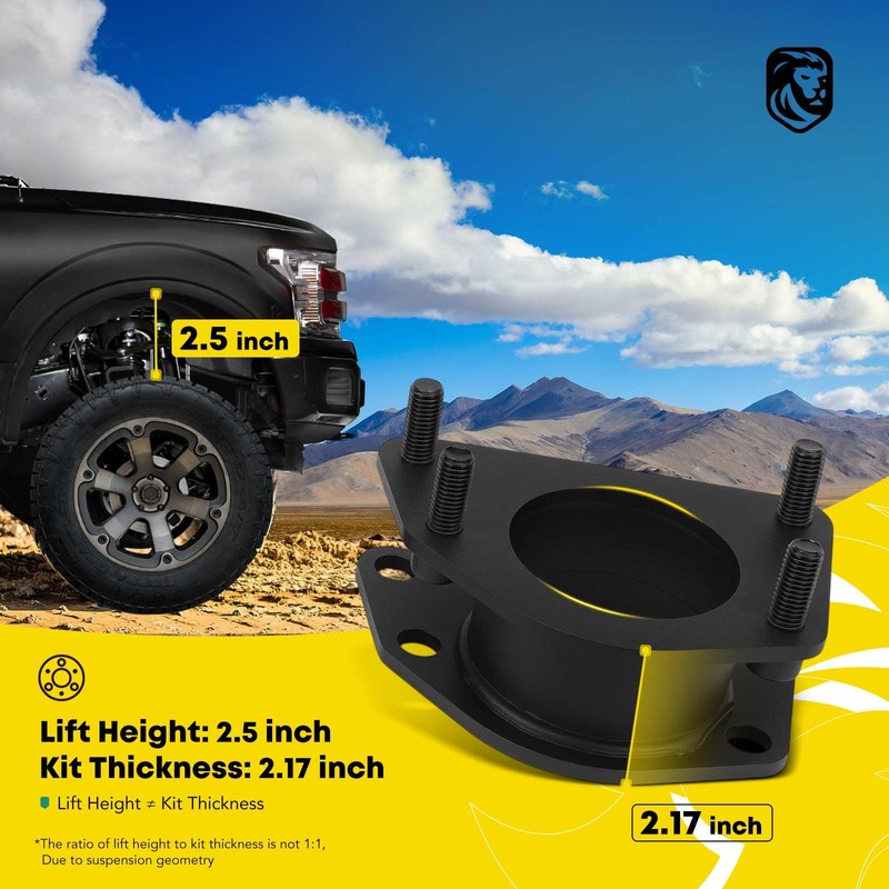 YHTAUTO 2.5 inch Front Leveling Lift Kit Compatible with Dodge