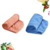 FOMIYES 2pcs Quick Dry Hair Towel Wraps Super Absorbent Microfiber