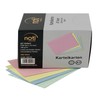 Index Cards A7, 105 x 74 mm, Lined, Assorted Colours,