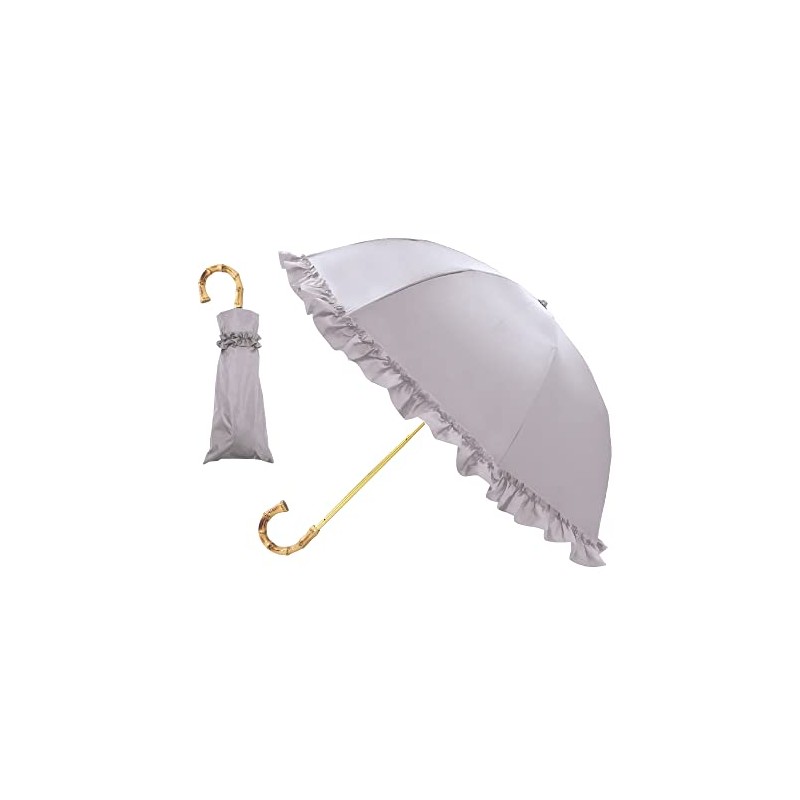 PT Full Blackout 2 Tier Umbrella / Ruffle Lilac Gray,