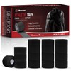 Massner Athletic Tape–16 Black Roll Value Pack –1.5 Inch Wide