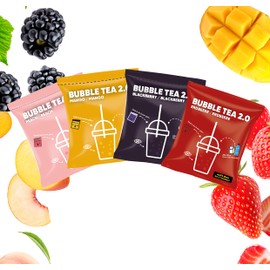 Bubble Tea Varieties (STRAWBERRY, PEACH, MANGO, BLACKBERRY)