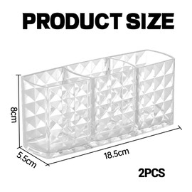 Saijer Dressing Table Organiser, Pack of 3 Make-Up Organiser Dressing Table Cosmetic Organiser Makeup Organiser Makeup Organiser Makeup Organiser Storage Makeup, d'Alene to