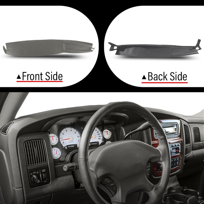 G-PLUS Dashboard Molded Dash Cover Grey Compatible with 2002 2003