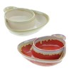Stoneware Soup & Side, Chips & Dip Bowl Set of