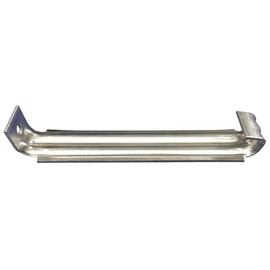 Double Rib (100) 6" Aluminum Hanger No Clip for K-Style Gutters.